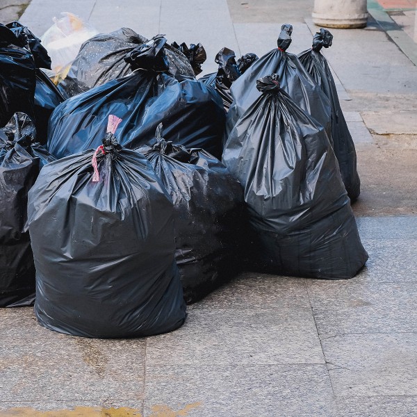 Bolsa de basura reciclaje color negro 85x105 para comunidades