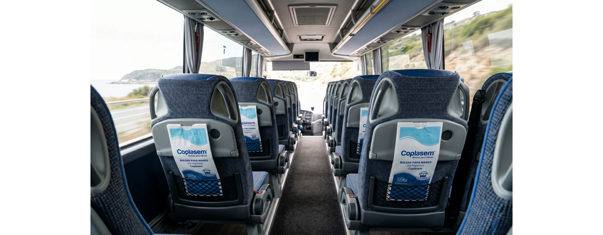 Bolsas de mareo para autobuses: un pequeño detalle que marca la diferencia en los viajes de verano